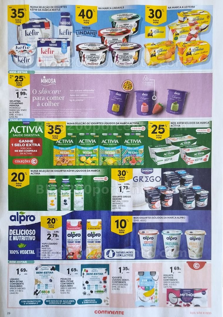Antevisão Folheto CONTINENTE Promoções de 21 a 27 julho