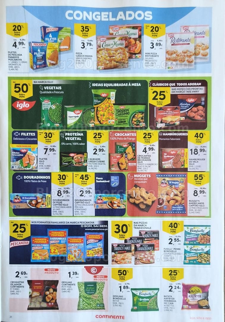 Antevisão Folheto CONTINENTE Promoções de 21 a 27 julho