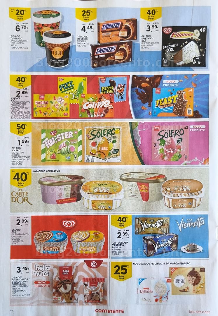 Antevisão Folheto CONTINENTE Promoções de 21 a 27 julho