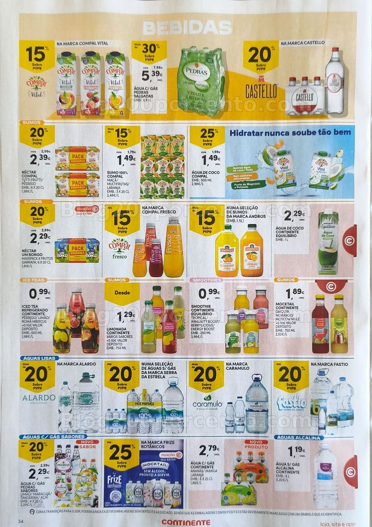 Antevisão Folheto CONTINENTE Promoções de 21 a 27 julho