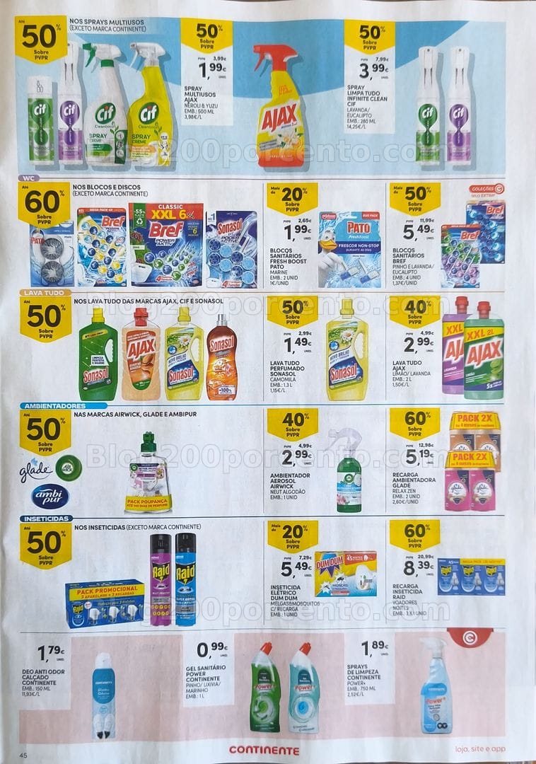 Antevisão Folheto CONTINENTE Promoções de 21 a 27 julho
