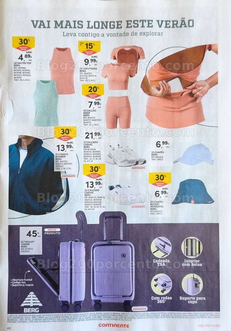 Antevisão Folheto CONTINENTE Bazar Promoções de 21 a 27 julho