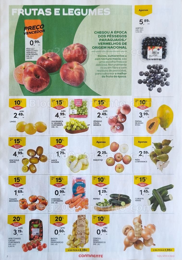 Antevisão Folheto CONTINENTE Promoções de 21 a 27 julho