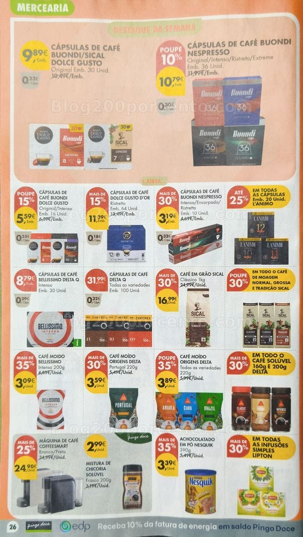 Antevisão Folheto PINGO DOCE Promoções de 21 a 27 julho