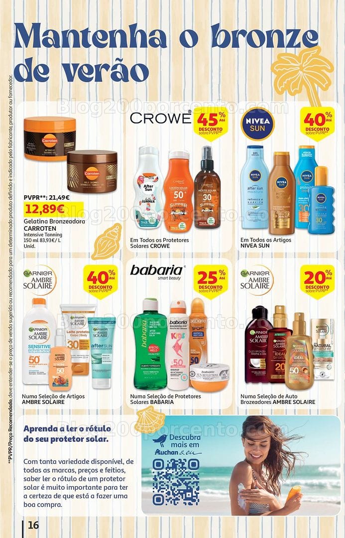 Antevisão Folheto AUCHAN Promoções de 22 julho a 4 agosto