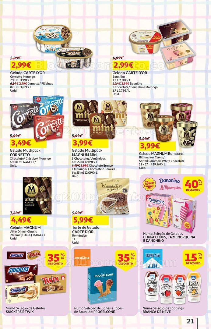 Antevisão Folheto AUCHAN Promoções de 22 julho a 4 agosto