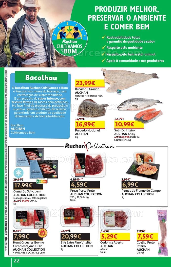 Antevisão Folheto AUCHAN Promoções de 22 julho a 4 agosto