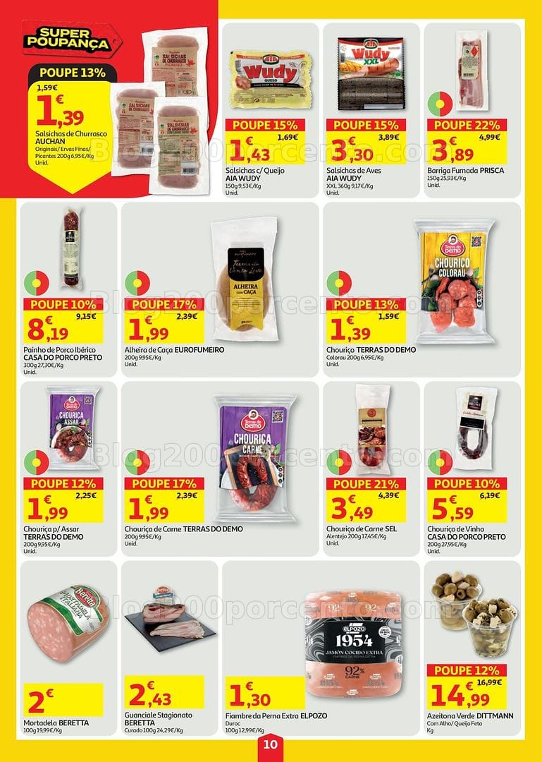 Antevisão Folheto AUCHAN Super Poupança Promoções de 23 a 29 julho