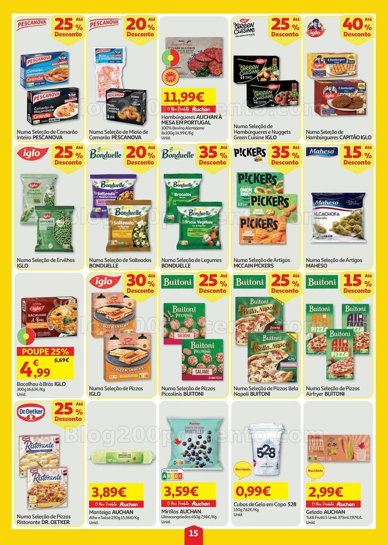 Antevisão Folheto AUCHAN Super Poupança Promoções de 23 a 29 julho