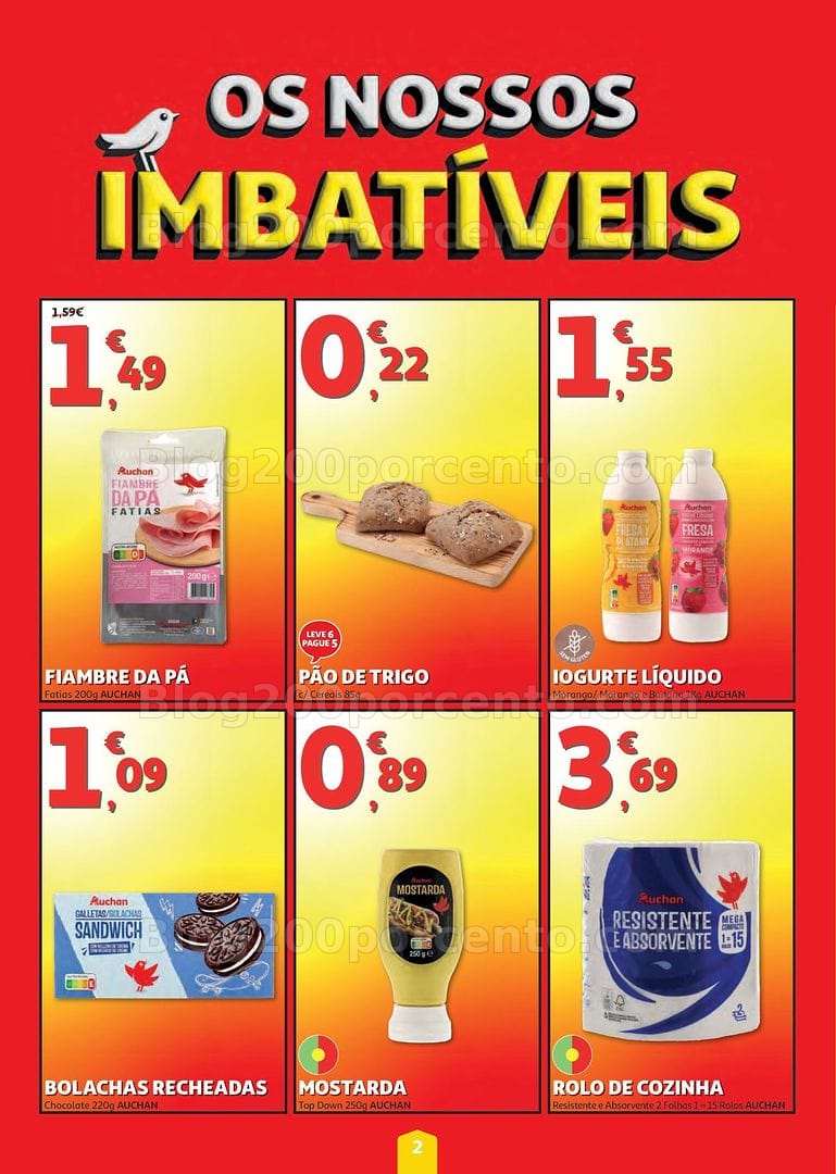 Antevisão Folheto AUCHAN Super Poupança Promoções de 23 a 29 julho