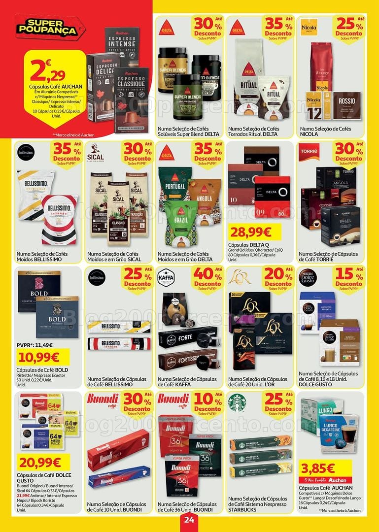 Antevisão Folheto AUCHAN Super Poupança Promoções de 23 a 29 julho