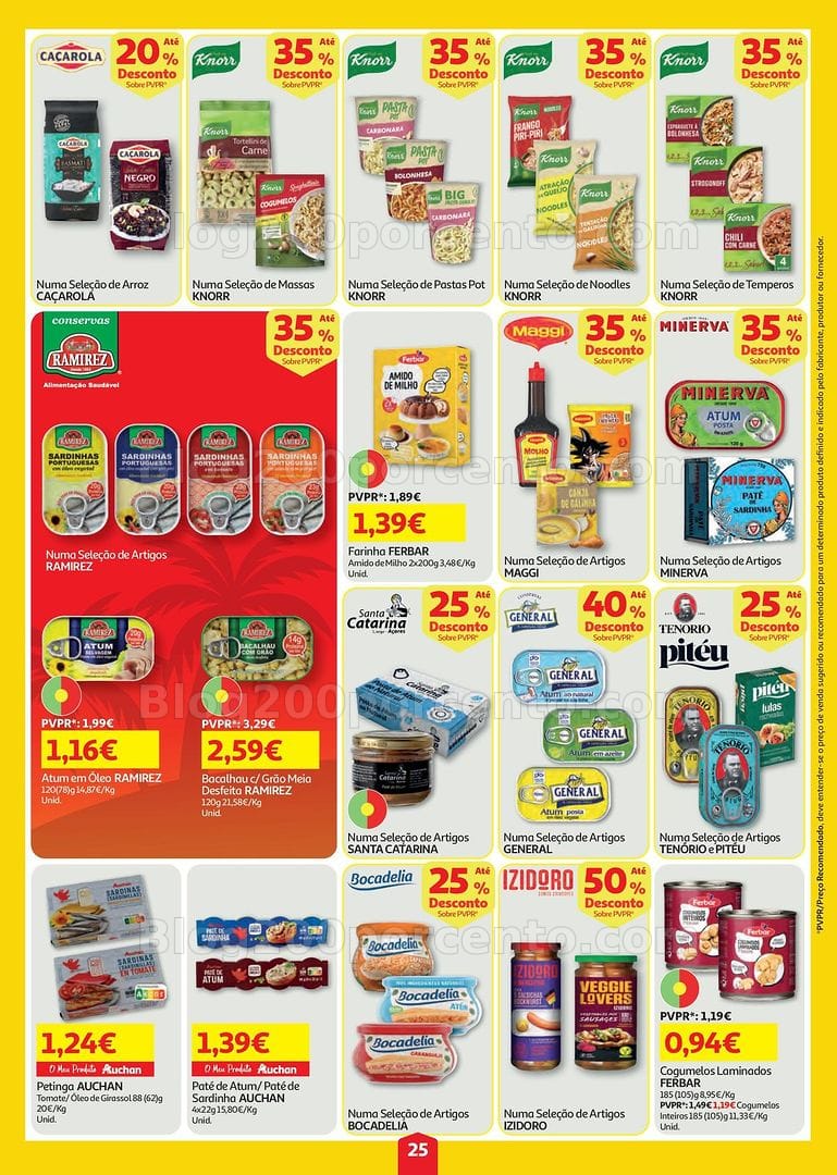 Antevisão Folheto AUCHAN Super Poupança Promoções de 23 a 29 julho