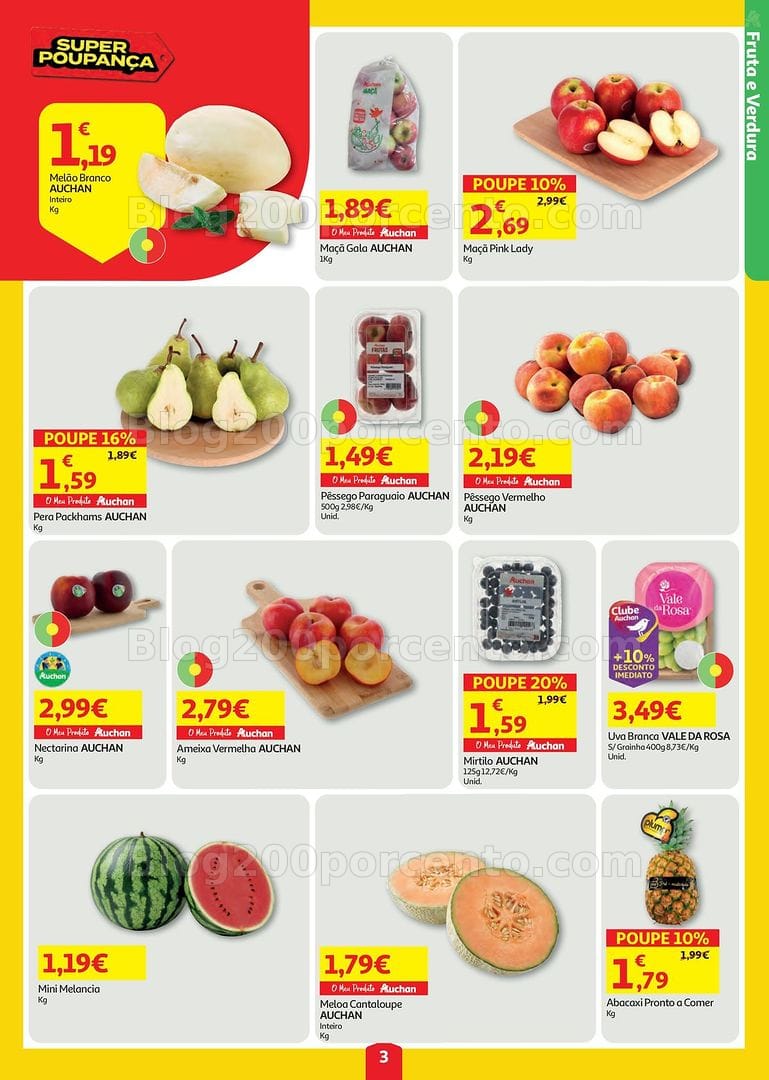 Antevisão Folheto AUCHAN Super Poupança Promoções de 23 a 29 julho