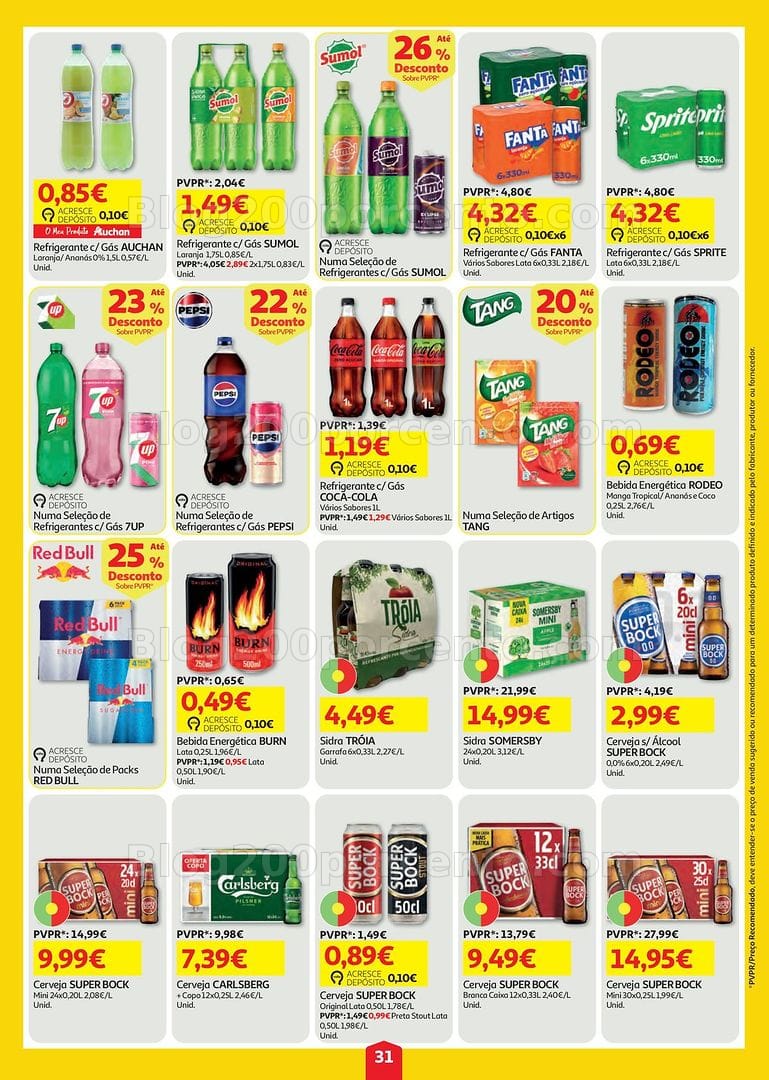 Antevisão Folheto AUCHAN Super Poupança Promoções de 23 a 29 julho
