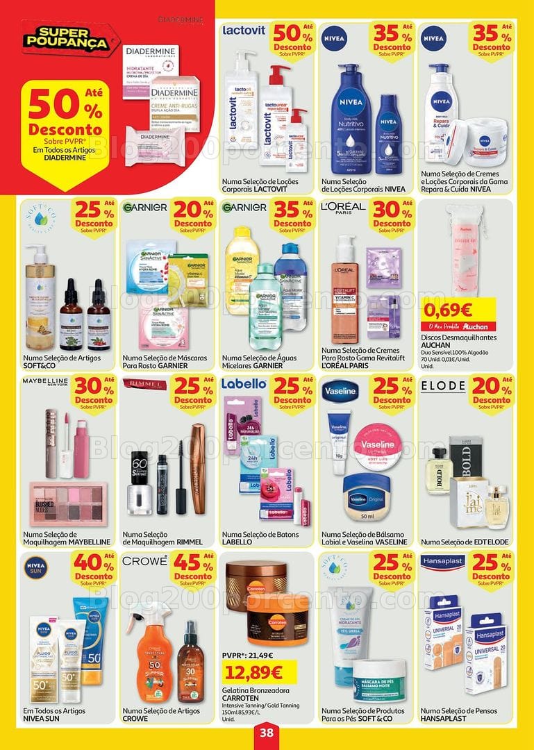 Antevisão Folheto AUCHAN Super Poupança Promoções de 23 a 29 julho