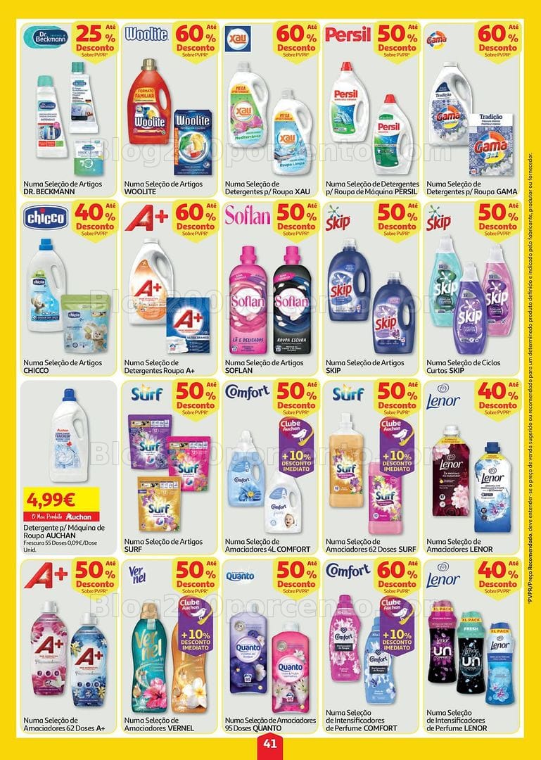 Antevisão Folheto AUCHAN Super Poupança Promoções de 23 a 29 julho