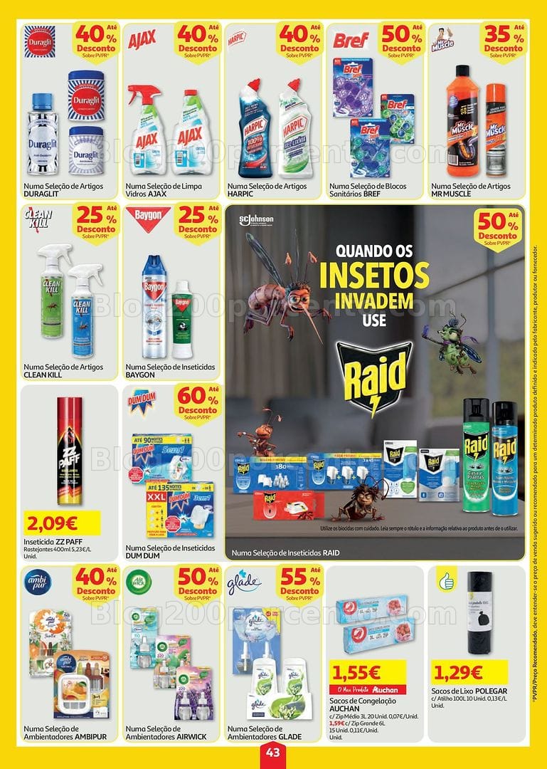 Antevisão Folheto AUCHAN Super Poupança Promoções de 23 a 29 julho