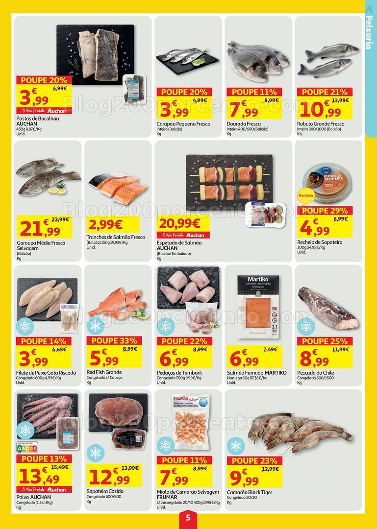 Antevisão Folheto AUCHAN Super Poupança Promoções de 23 a 29 julho
