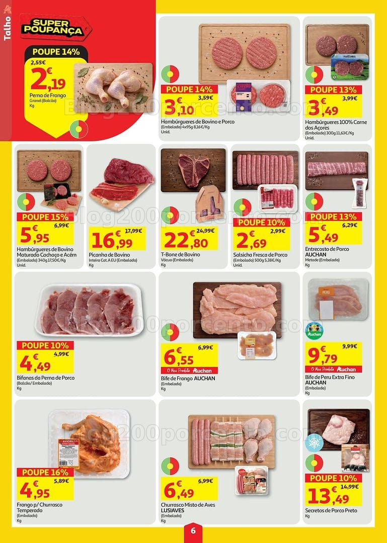Antevisão Folheto AUCHAN Super Poupança Promoções de 23 a 29 julho