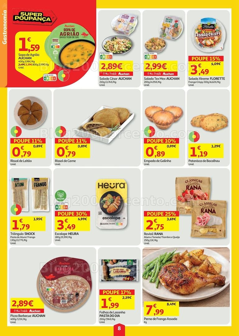 Antevisão Folheto AUCHAN Super Poupança Promoções de 23 a 29 julho