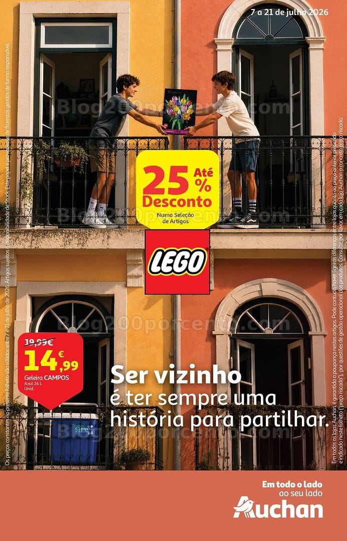 Antevisão Folheto AUCHAN Promoções de 7 a 21 julho