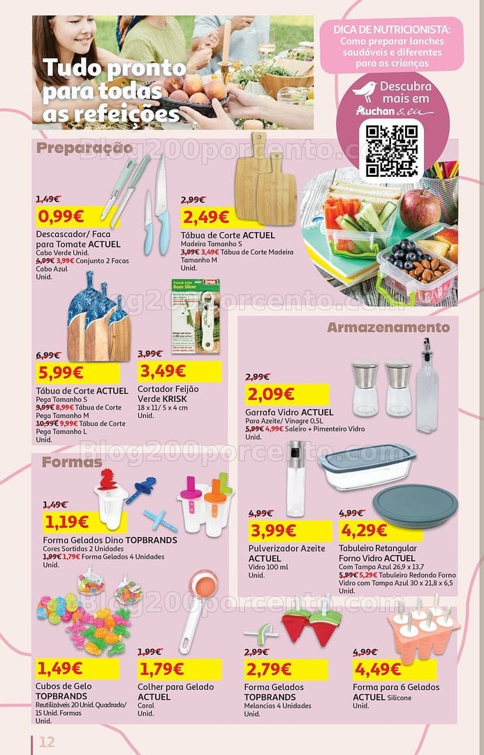 Antevisão Folheto AUCHAN Promoções de 7 a 21 julho