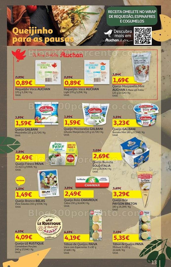 Antevisão Folheto AUCHAN Promoções de 7 a 21 julho