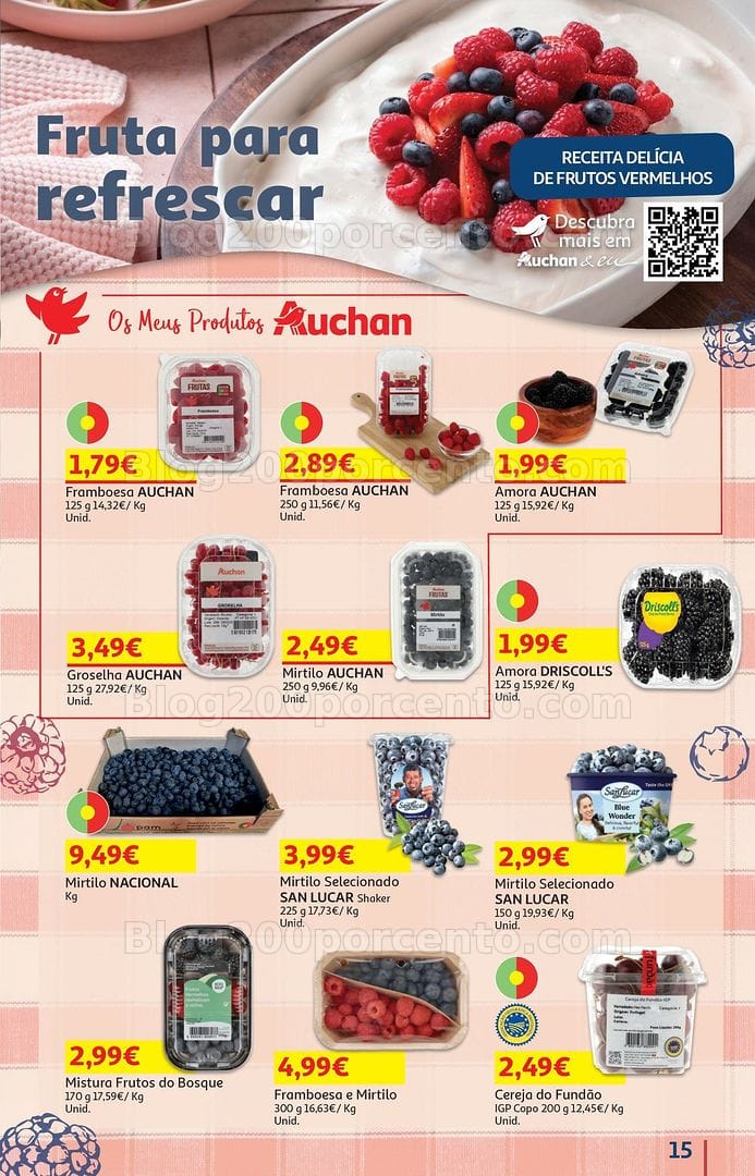 Antevisão Folheto AUCHAN Promoções de 7 a 21 julho