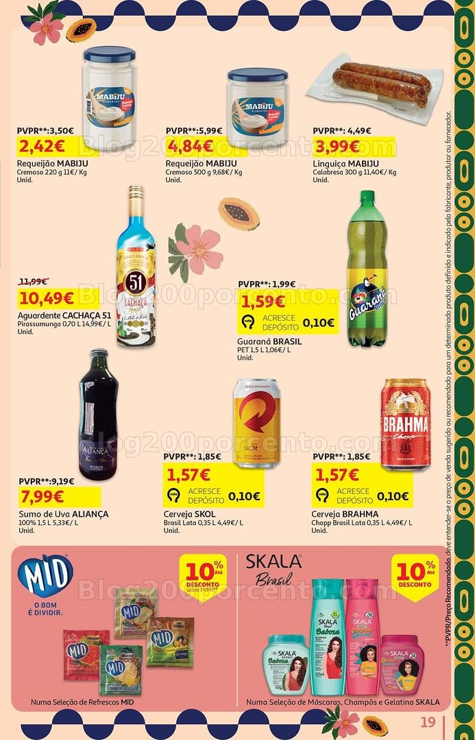 Antevisão Folheto AUCHAN Promoções de 7 a 21 julho