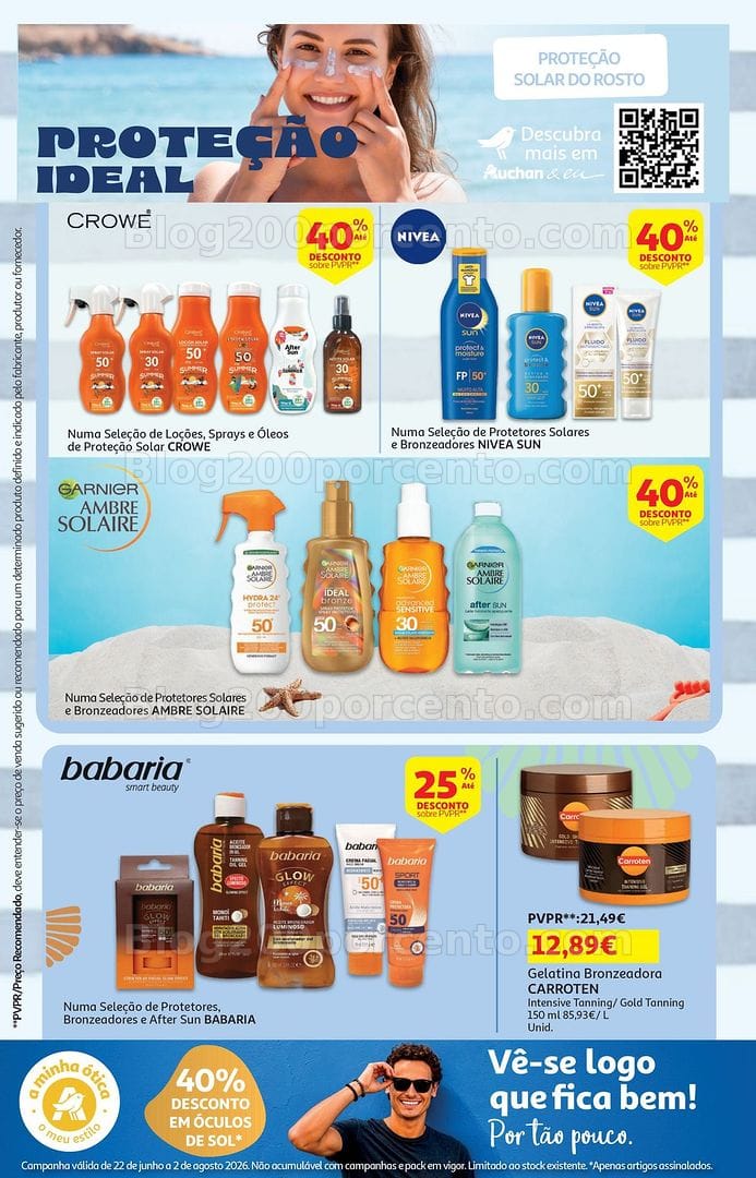 Antevisão Folheto AUCHAN Promoções de 7 a 21 julho
