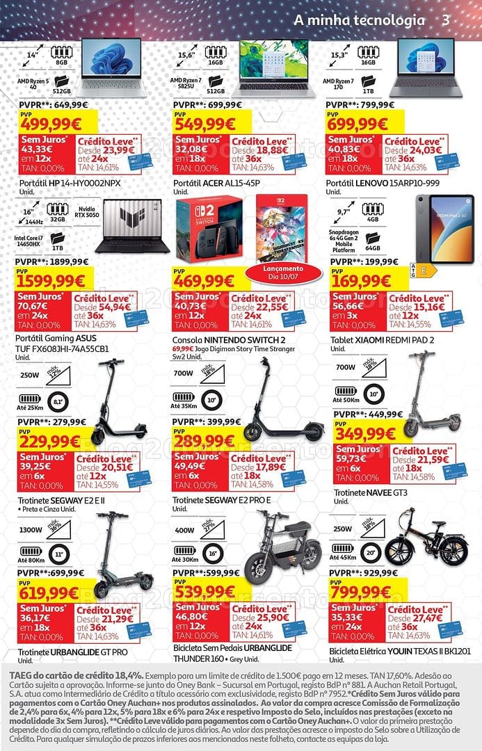Antevisão Folheto AUCHAN Promoções de 7 a 21 julho