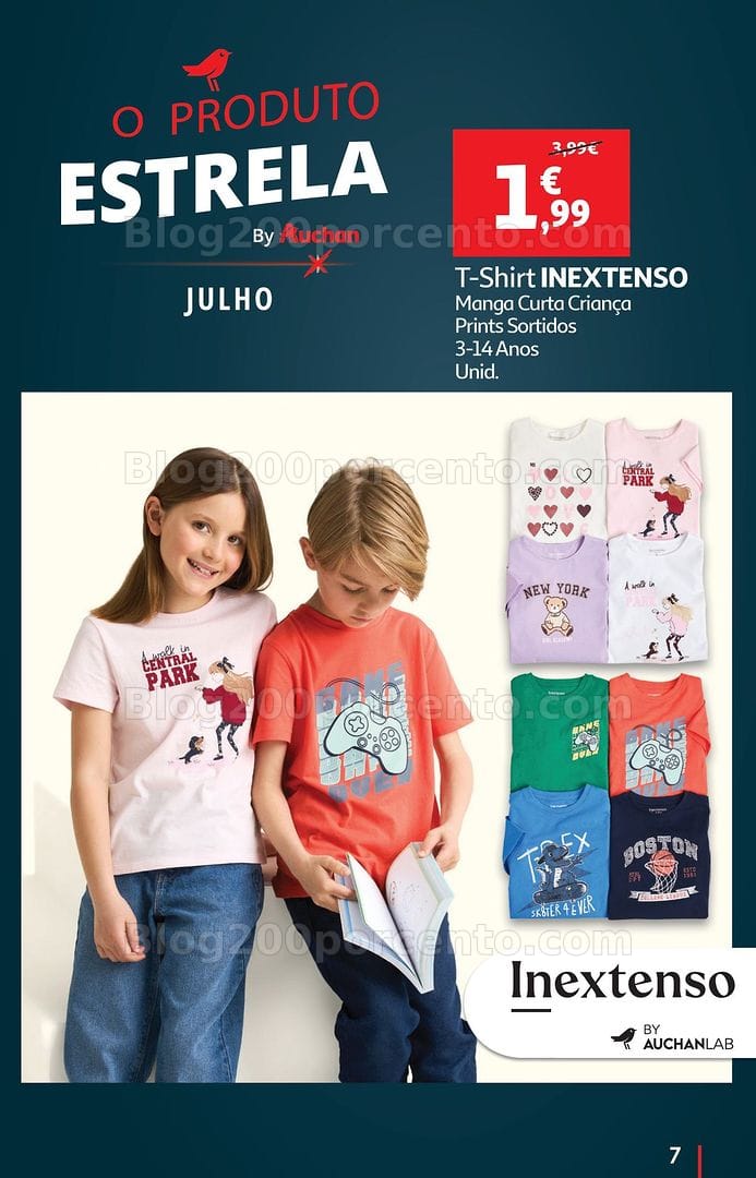 Antevisão Folheto AUCHAN Promoções de 7 a 21 julho