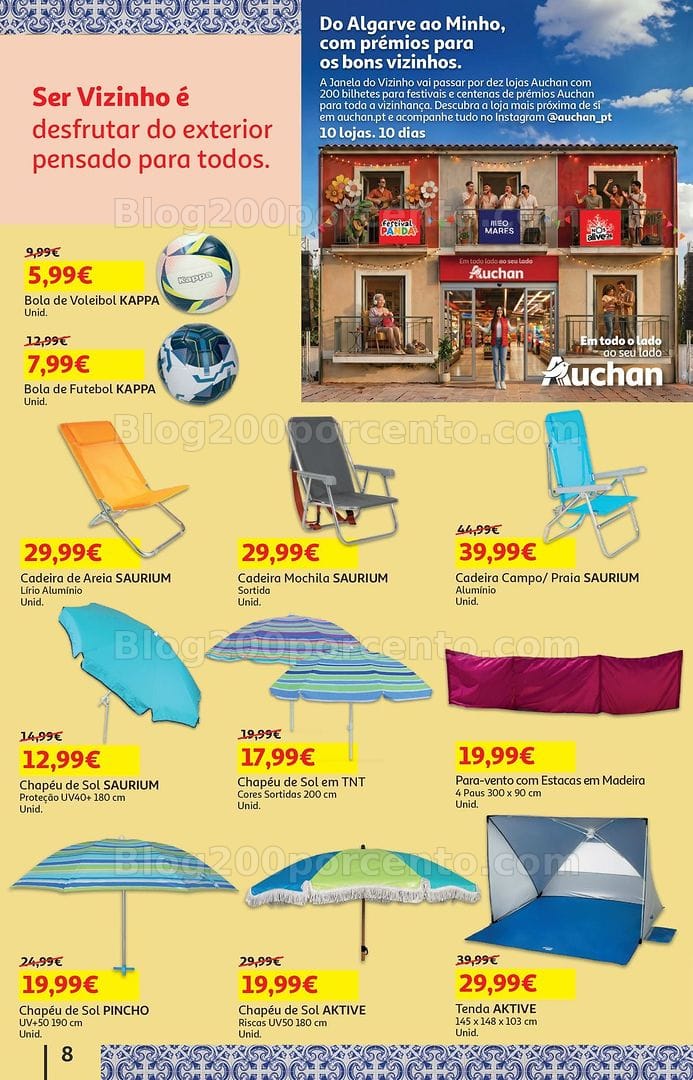 Antevisão Folheto AUCHAN Promoções de 7 a 21 julho