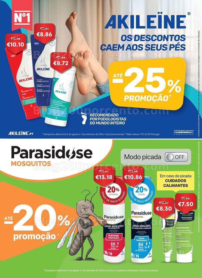 Antevisão Folheto AUCHAN Saúde e Bem-Estar Promoções de 2 agosto a 1 setembro