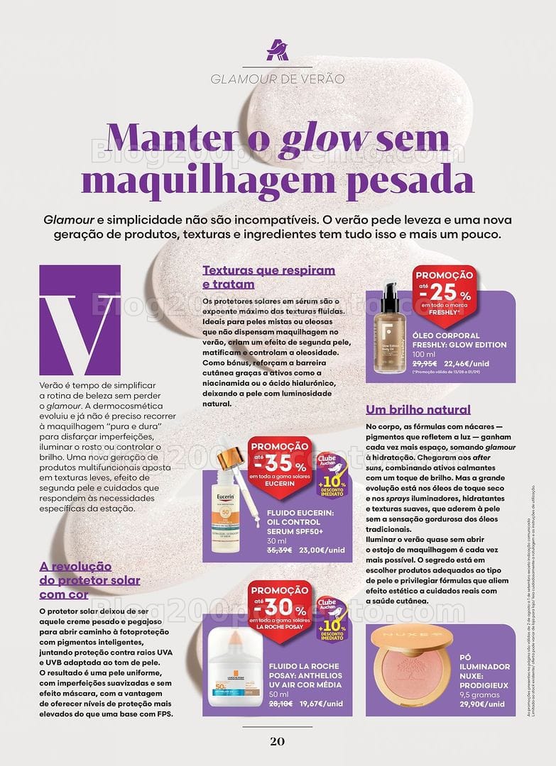 Antevisão Folheto AUCHAN Saúde e Bem-Estar Promoções de 2 agosto a 1 setembro