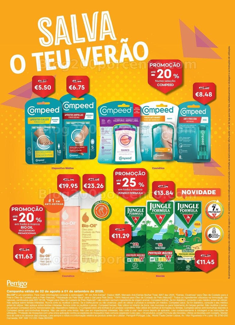 Antevisão Folheto AUCHAN Saúde e Bem-Estar Promoções de 2 agosto a 1 setembro