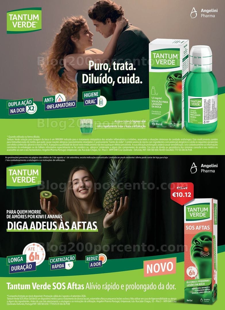 Antevisão Folheto AUCHAN Saúde e Bem-Estar Promoções de 2 agosto a 1 setembro