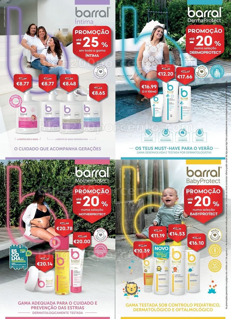 Antevisão Folheto AUCHAN Saúde e Bem-Estar Promoções de 2 agosto a 1 setembro