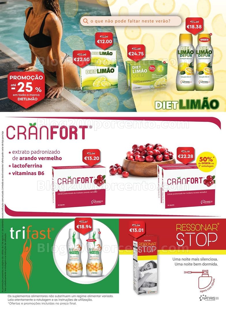 Antevisão Folheto AUCHAN Saúde e Bem-Estar Promoções de 2 agosto a 1 setembro