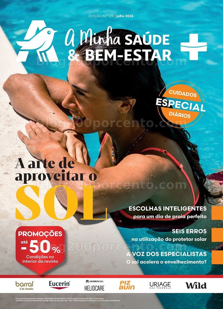 Antevisão Folheto AUCHAN Saúde e Bem-Estar Promoções de 3 julho a 1 agosto