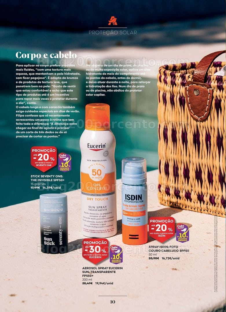 Antevisão Folheto AUCHAN Saúde e Bem-Estar Promoções de 3 julho a 1 agosto