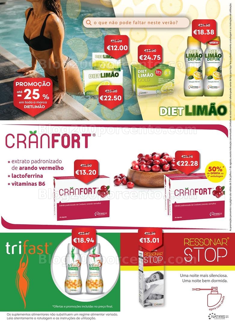 Antevisão Folheto AUCHAN Saúde e Bem-Estar Promoções de 3 julho a 1 agosto
