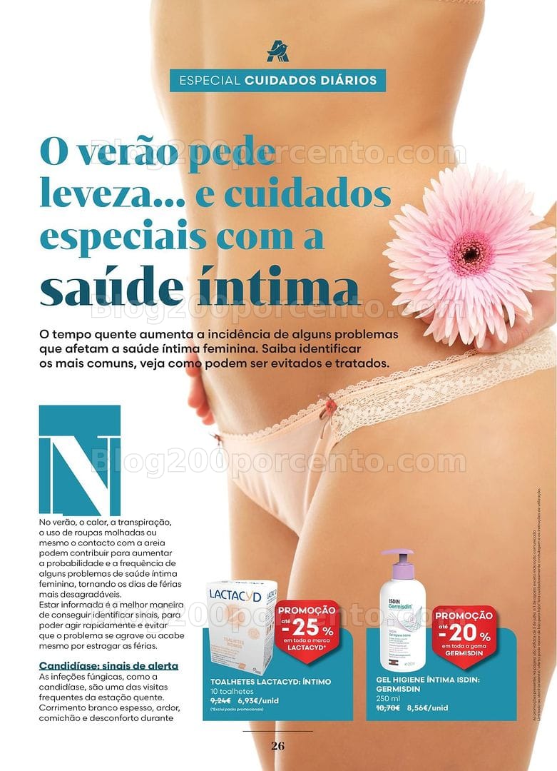 Antevisão Folheto AUCHAN Saúde e Bem-Estar Promoções de 3 julho a 1 agosto