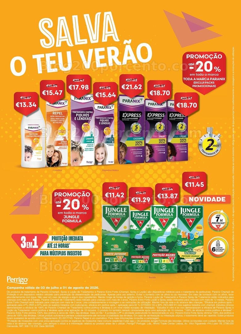 Antevisão Folheto AUCHAN Saúde e Bem-Estar Promoções de 3 julho a 1 agosto