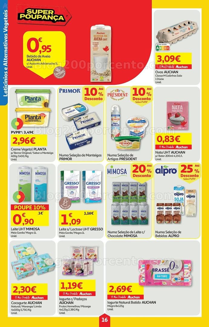 Antevisão Folheto AUCHAN Super Poupança Promoções de 9 a 15 julho