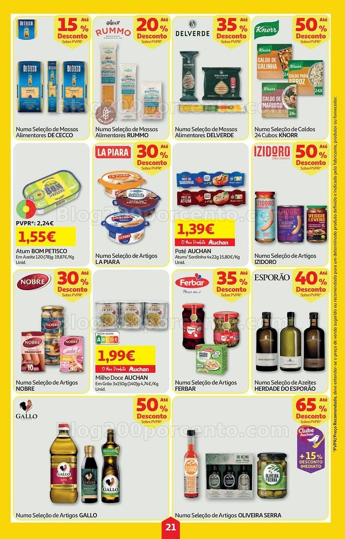Antevisão Folheto AUCHAN Super Poupança Promoções de 9 a 15 julho