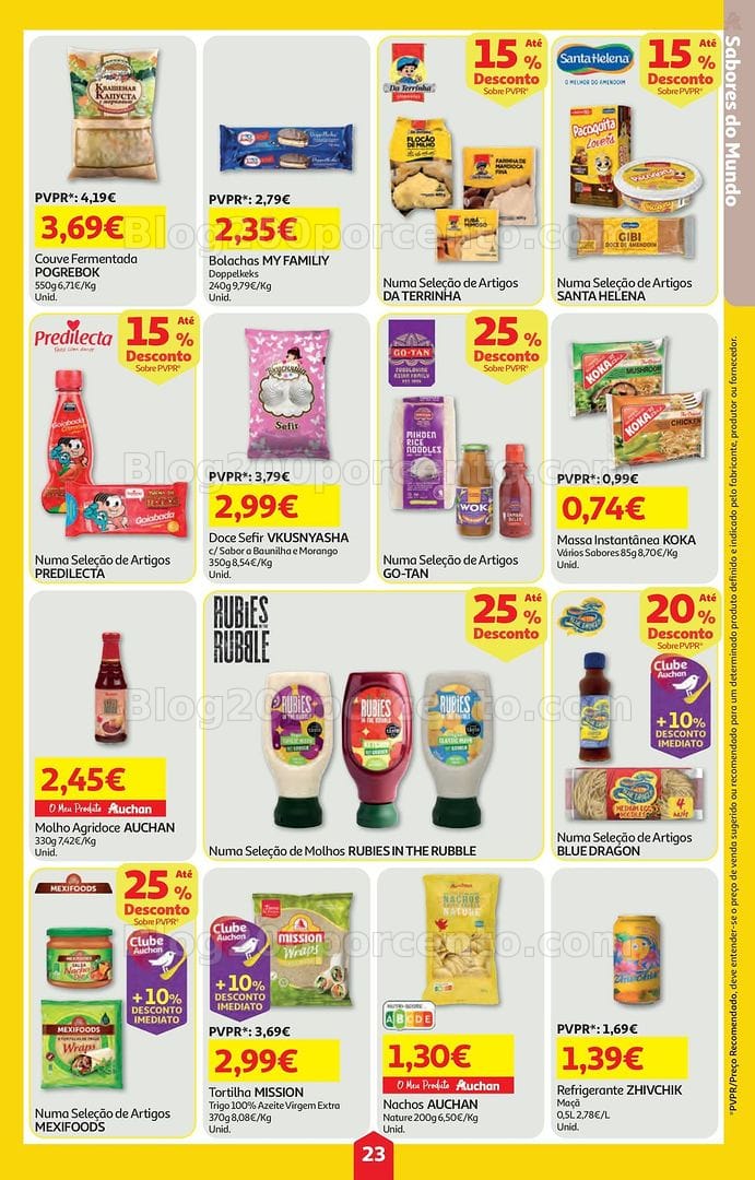 Antevisão Folheto AUCHAN Super Poupança Promoções de 9 a 15 julho