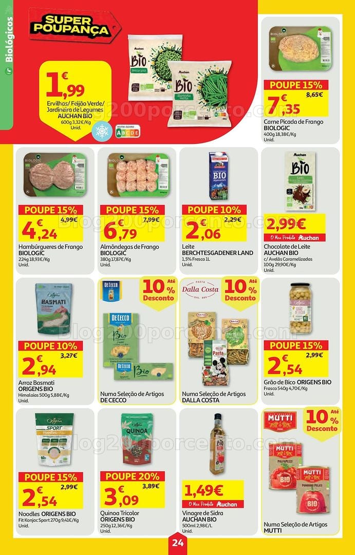 Antevisão Folheto AUCHAN Super Poupança Promoções de 9 a 15 julho