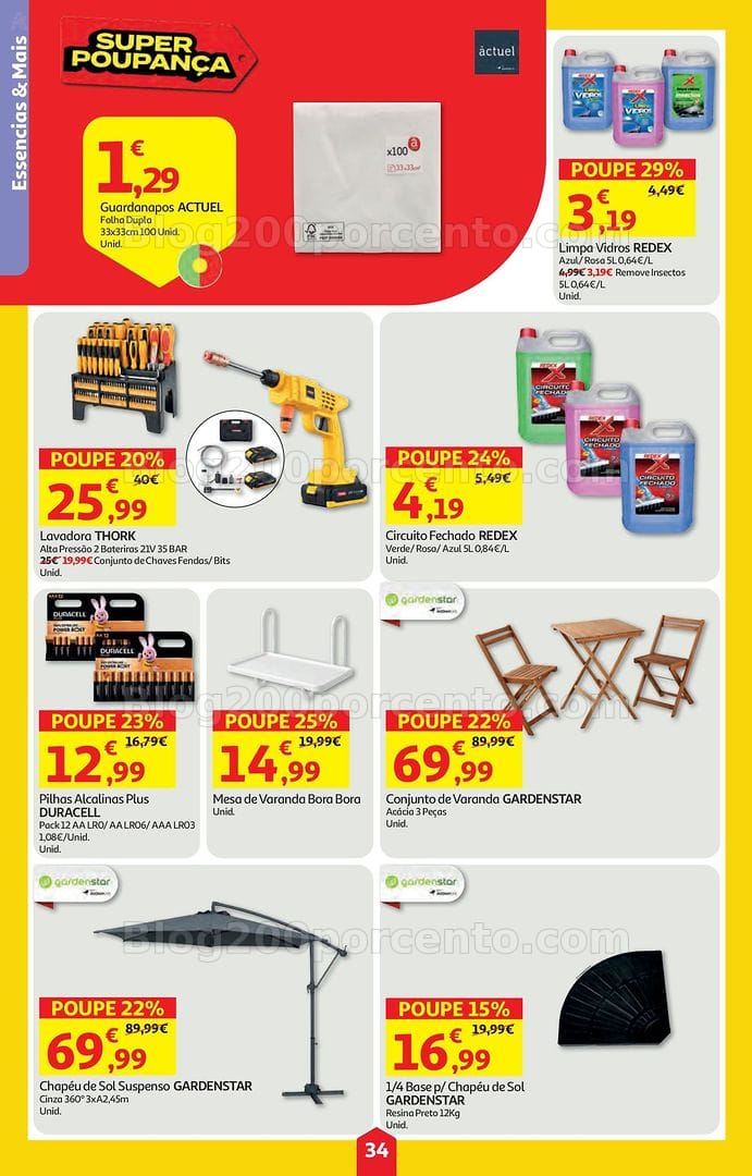 Antevisão Folheto AUCHAN Bazar Super Poupança Promoções de 9 a 15 julho
