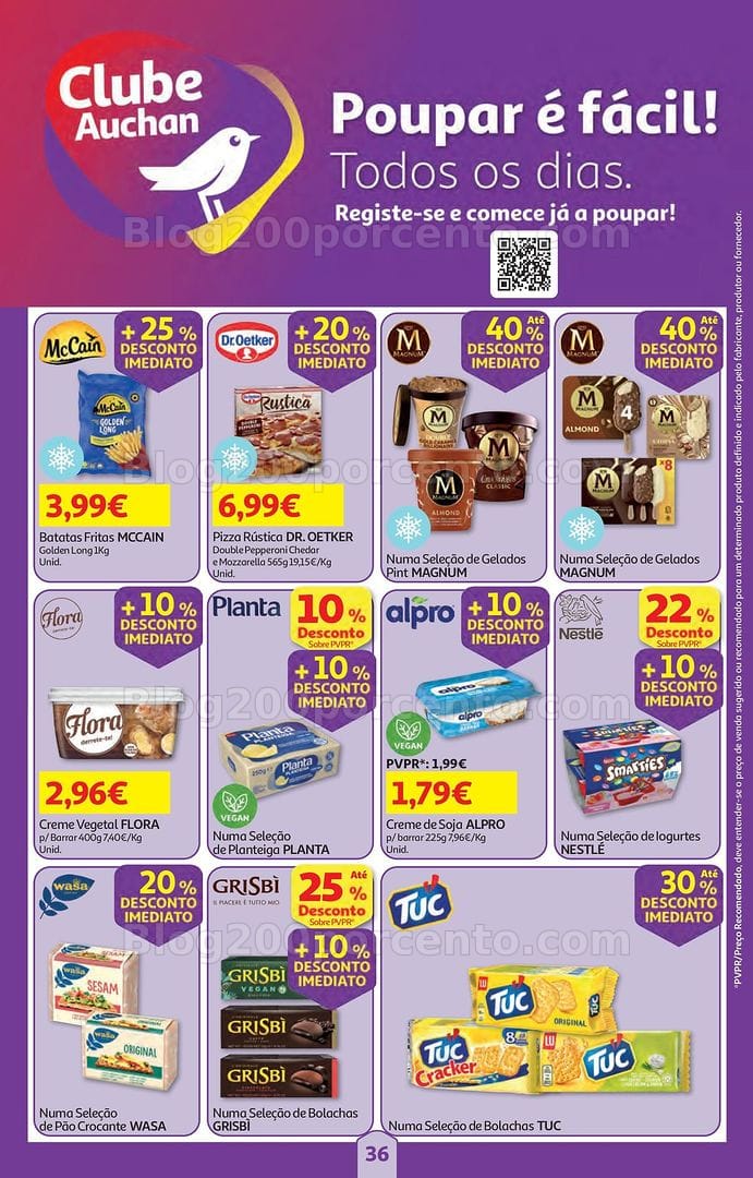 Antevisão Folheto AUCHAN Super Poupança Promoções de 9 a 15 julho
